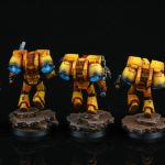 Space Marines Imperial Fists Assault Squad
